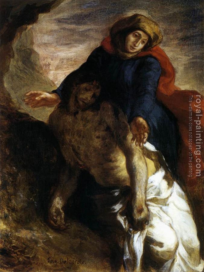 Eugene Delacroix : Pieta